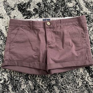 AE low rise stretch shorts.